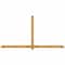 Ekena Millwork Eugene Rough Sawn Timber Gable Bracket, Western Red Cedar, 108"W x 54"H x 2"D x 4"F, 12/12 Pitch GBW108X54X0204EUG00RWR - alternate 1